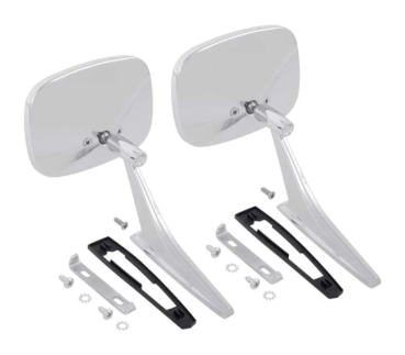 Outer Door Mirror for 1968 Pontiac Firebird - GM "Clear Shot"