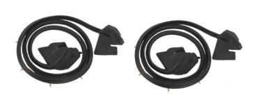 Front Door Weatherstrip for 1969-70 Buick Wildcat 4 Door Hardtop - Pair