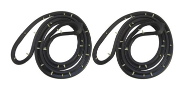 Rear Door Weatherstrip for 1969-70 Buick Wildcat 4 Door Sedan - Pair