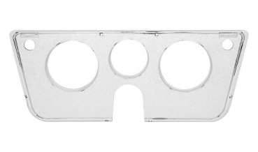 Armaturen-Blende für 1969-72 Chevrolet Pickup mit Standard Instrumenten - Chrom