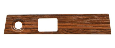 Scheibenwischer-/Lichtschalter-Blende für 1969 Chevrolet Camaro - Cherrywood Woodgrain