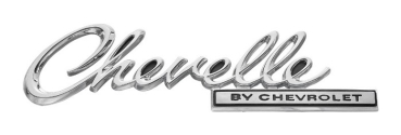 Heck-Emblem für 1969 Chevrolet Chevelle - Chevelle by Chevrolet