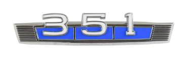 Fender Emblems for 1969 Ford Fairlane - "351" / Pair