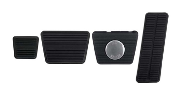 Pedalgummi-Set -A- für 1970-71 Pontiac Firebird mit Schalt-Getriebe und Scheibenbremsen