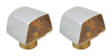 Fender Mounted Turn Signal Indicator Lenses for 1970-72 Dodge Dart - Pair