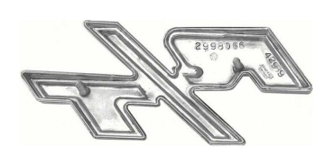 Hood Emblem for 1970 Dodge Charger - R/T