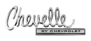 Heck-Emblem für 1970 Chevrolet Chevelle - Chevelle by Chevrolet