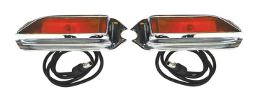 Turn Signal Indicator Lamp Assemblies for 1970 Plymouth GTX - Pair