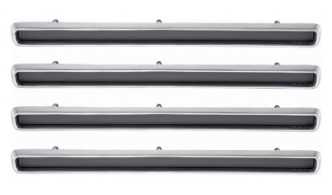 Fender Ornaments Set for 1970 Pontiac Le Mans Sport - Louver/4-Piece Set