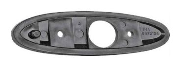 Sport Mirror Pad for 1971-72 Pontiac Tempest