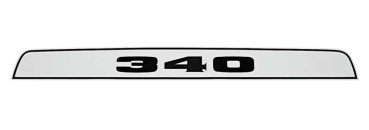 Preview: "Engine Size" Hauben-Decals für 1971-72 GTX und Road Runner - Set