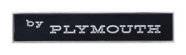Heck-Emblem für 1971-74 Plymouth Barracuda / Cuda - by PLYMOUTH