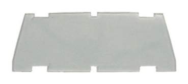 Instrumenten-Gläser der Mittelkonsole für 1971-74 Pontiac GTO X-Body Modelle - Paar