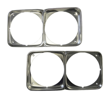 Headlight Bezels for 1971 Oldsmobile F-85, Cutlass and 442 - Pair