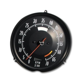 Tachometer for 1972-74 Chevrolet Corvette - 6500 RPM Red Line