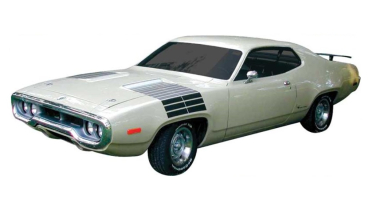 Stripe Set for 1972 Plymouth GTX 440 - Tank Tracks