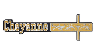 Dash Panel Emblem for 1973-74 Chevrolet Pickup - Cheyenne