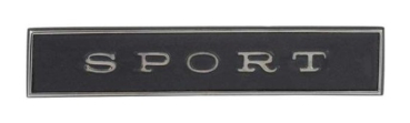 Kotflügel-Embleme für 1973-74 Dodge Dart Sport - SPORT / Paar