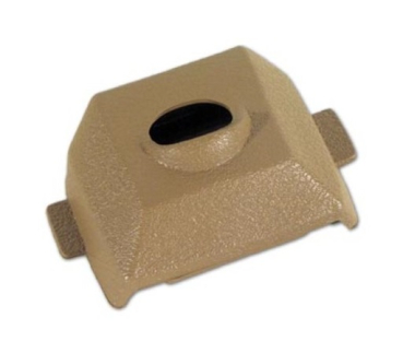 Inside Mirror Bracket Cover for 1973-75 Chevrolet Corvette - Medium Saddle