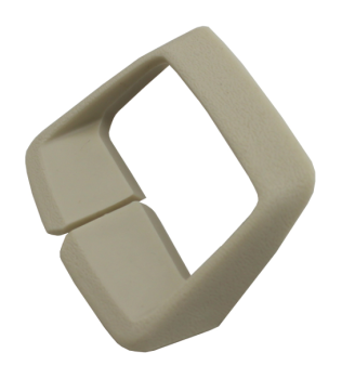 Sicherheitsgurt-Führung auf der Sitzlehne für 1974-76 Pontiac Bonneville - Weiß