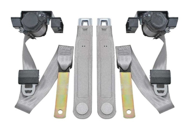 Front Seat Belts for 1974-81 Pontiac Firebird - Gray