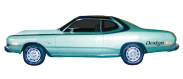 Stripe Set for 1974 Dodge Dart Sport - Side/Roof Stripes