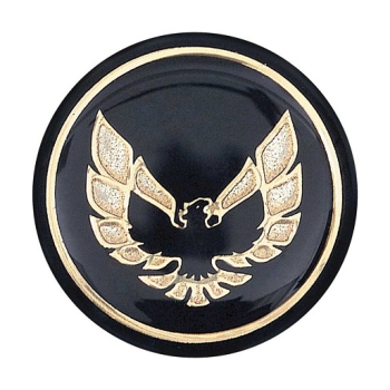 Shift Button Emblem for 1976-81 Pontiac Firebird - Black/Gold
