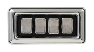 Power Window Switch for 1977 Dodge Diplomat - 4 Buttons / Concave