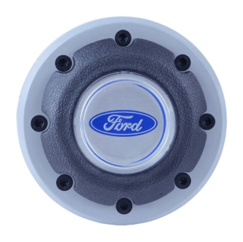 Horn Button for 1978-86 Ford Pickup - Silver Outer Ring