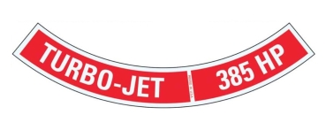 TURBO-JET Luftfilter-Decals l