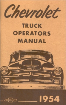 Owners Manual for 1954 Chevrolet Pickup / Truck (English)