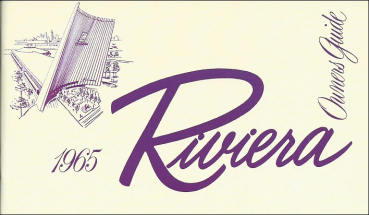 1965 Buick Riviera - Owners Manual (English)