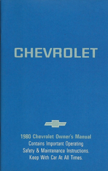 1980 Chevrolet Full-Size - Owners Manual (English)