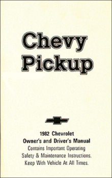 Betriebsanleitung für 1982 Chevrolet Pickup / Truck (englisch)