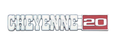 Fender Emblems for 1971-72 Chevrolet Cheyenne 20 - CHEYENNE 20
