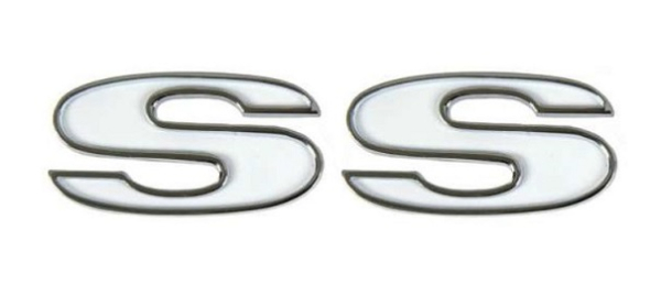 Fender Emblems for 1967 Chevrolet Camaro SS 350 und SS 396 - SS / 2 Pairs