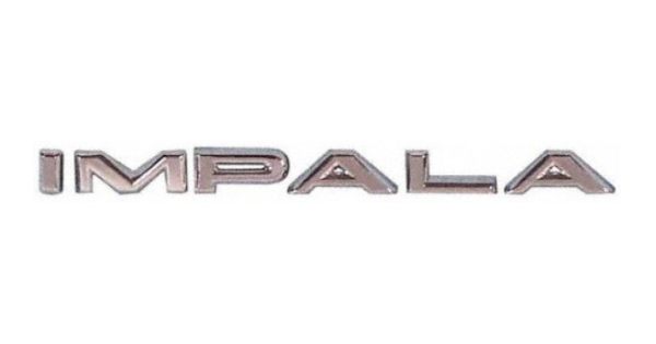 Quarter Panel Emblems for 1964 Chevrolet Impala - Letters IMPALA