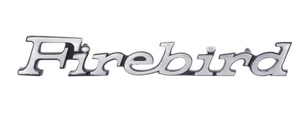 Kotflügel-Embleme für 1970 Pontiac Firebird - Schriftzug Firebird