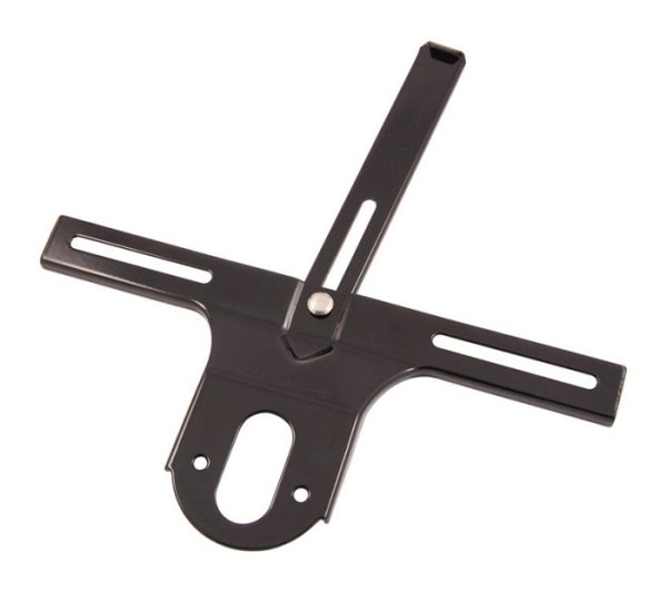Nummernschild-Halter für 1932-48 Ford Modelle - schwarz pulverbeschichtet