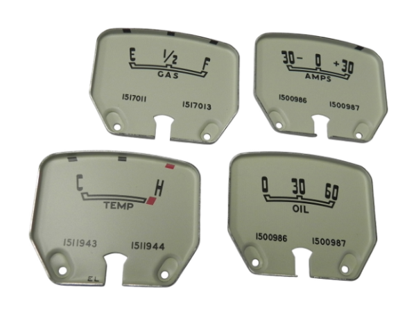 Armaturen-Ziffernblätter-Set für 1948-51 Oldsmobile