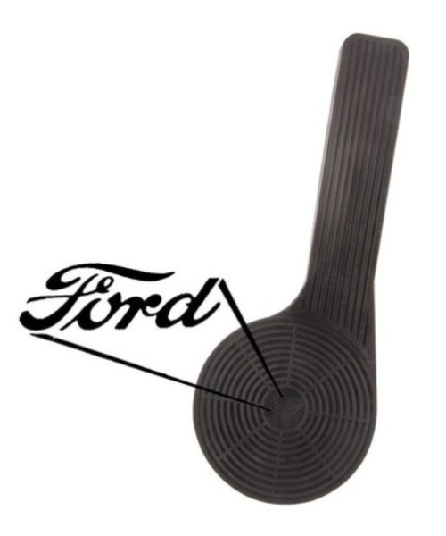 Accelerator Pedal Cover for 1949-51 Ford Cars