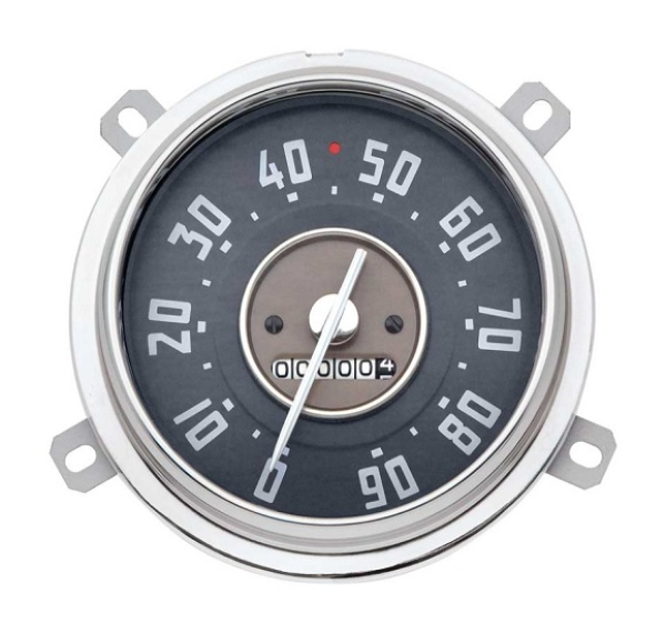 Speedometer Assembly for 1950-53 Chevrolet/1952-53 GMC Pickup - White Needle/90 MPH