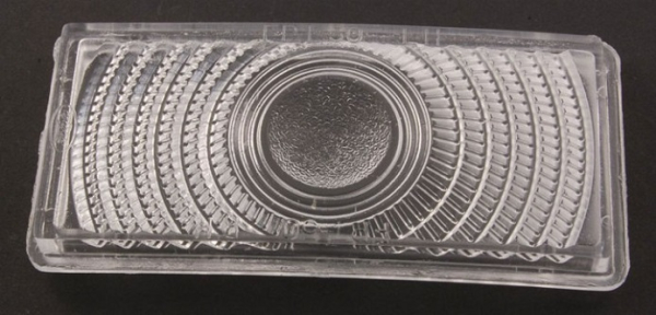 Park/Turn Light Lenses -Clear- for 1950 Ford - Pair