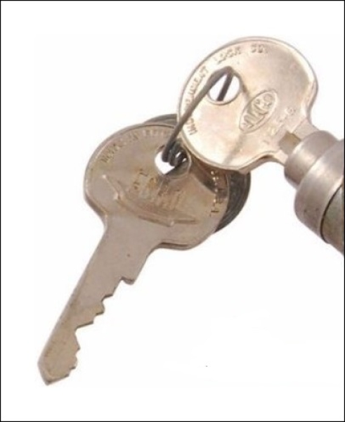 Glove Box Lock Assembly with Keys for 1950 Ford Cars