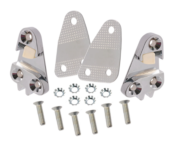 Tür-Schließbleche-Kit für 1953-55 Ford F100/350 Pickup - Chrom