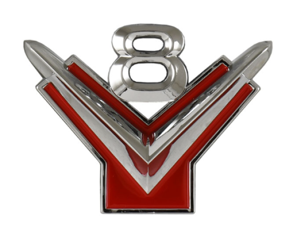 Kotflügel-Embleme für 1954-56 Ford PKW - V8