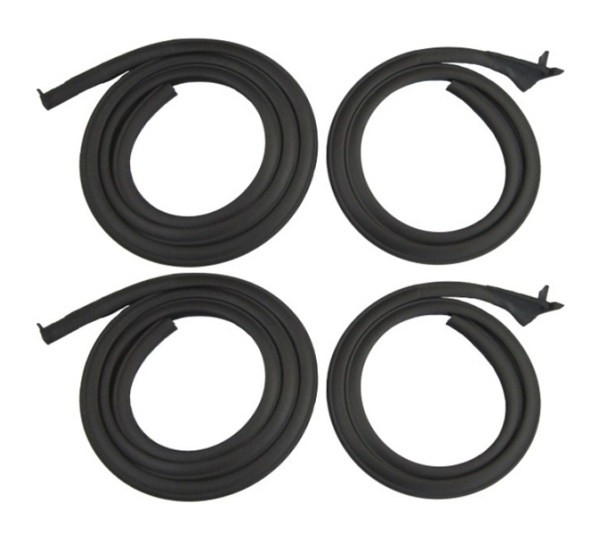 Front Door Weatherstrip for 1955-56 Oldsmobile 88, Super 88 and 98 4-Door Hardtop - Pair