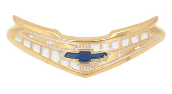 Hupenkappen-Emblem für 1955-56 Chevrolet Bel Air 6-Zylinder Modelle