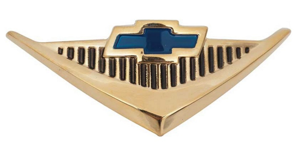 Horn Cap Emblem for 1955-56 Chevrolet Bel Air V8-Cylinder Models