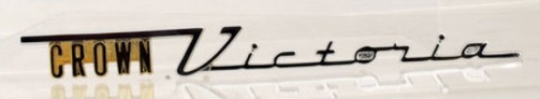 Body Side Scripts for 1955-56 Ford Crown Victoria - Crown Victoria Scripts Set